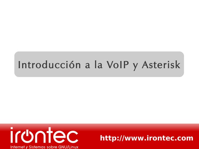 Curso de VoIP / Parte 01: VoIP y As...