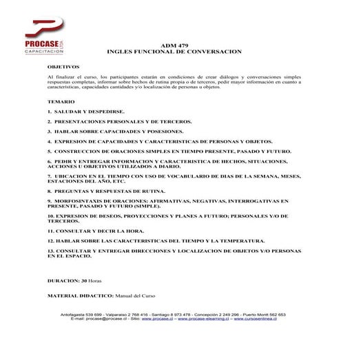 Curso adm 479   inglés funcional de conversación