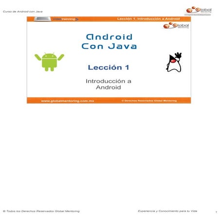 Curso android   01 leccion - teoria