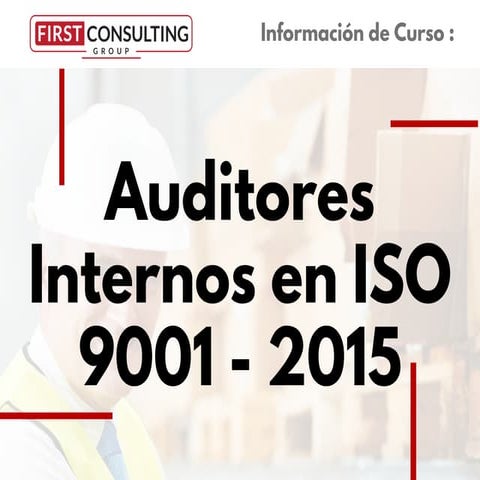 Curso Auditores Internos en ISO 9001-2015