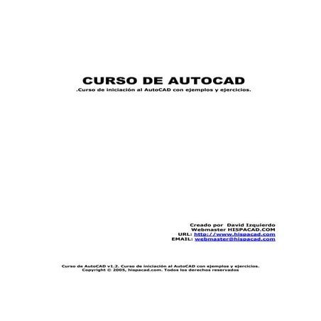 Curso autocadv1 2