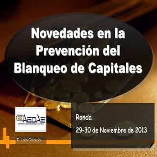 Prevencion del Blanqueo de Capitale...