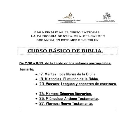 Curso básico de biblia 2014.