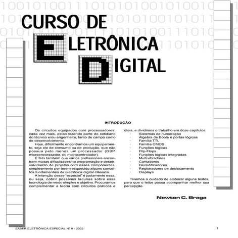 Curso básico de eletrônica digital parte 1 | PDF
