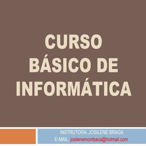 Curso básico de informática