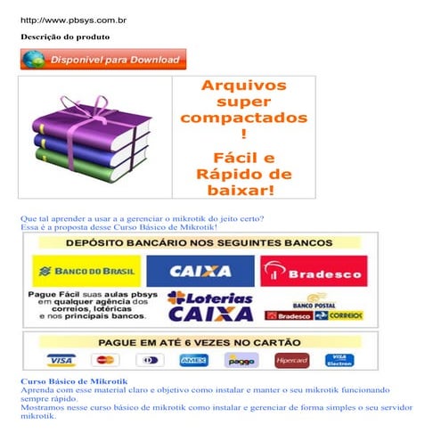 Curso básico de mikrotik