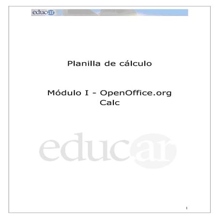 Tutorial calc open office fórmulas - funciones - gráficos - 1° año | PPT