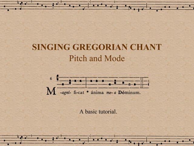 Curso Canto Gregoriano - Tutorial I...