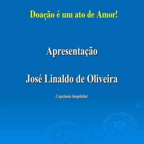 Curso chidott  doação de órgãos