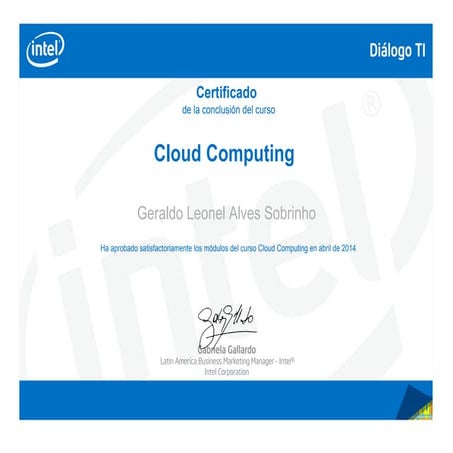 Curso cloud computing intel | PDF