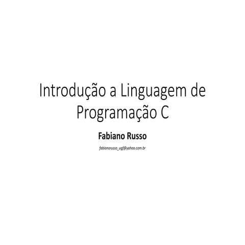 Curso Completo de Linguagem de Programação C