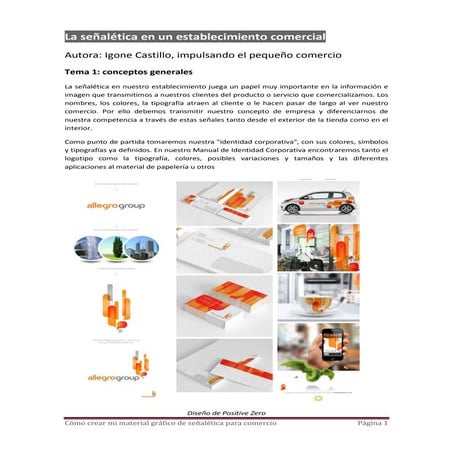 Curso crea señaletica atractiva para tu comercio