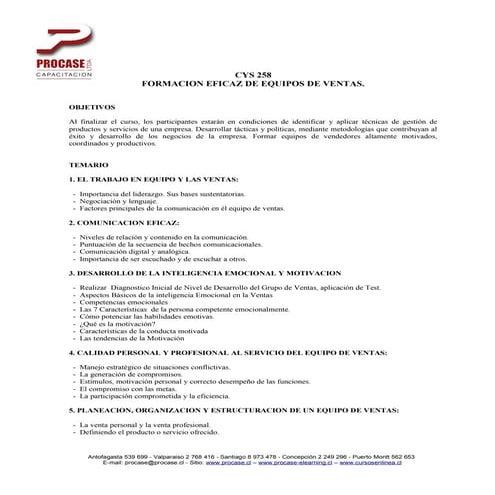 TALLER TECNICAS DE VENTA | PDF