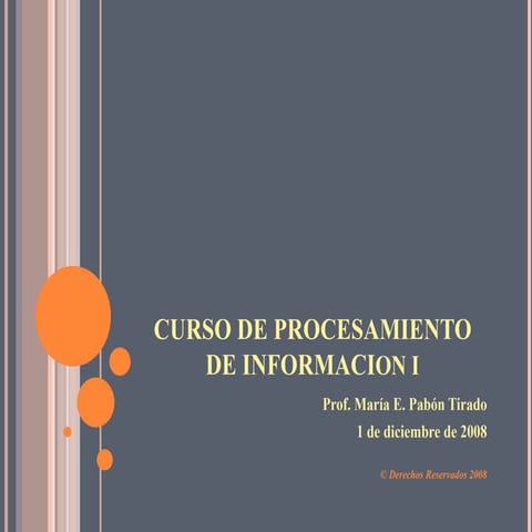 Curso De Produccion De Documentos Avanzados