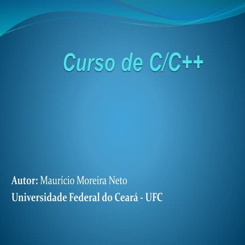 Aula de C e C++