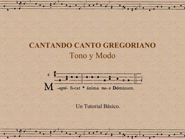 Curso de canto gregoriano em espanhol