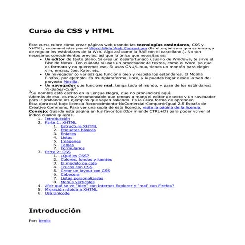 Curso de css y html
