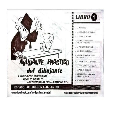 Curso de dibujo Modern Schools,  el ayudante práctico del dibujante