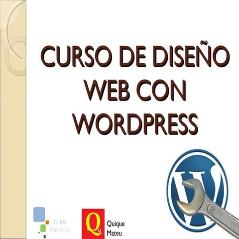 Curso de diseño web con wordpress. tema 1