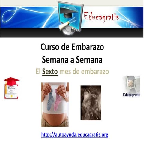 Curso de embarazo semana a semana - Sexto mes