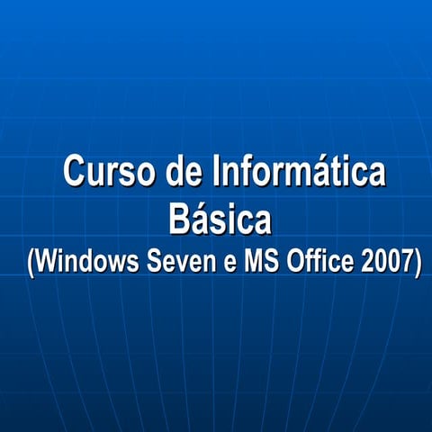 Curso básico de informática | PPT