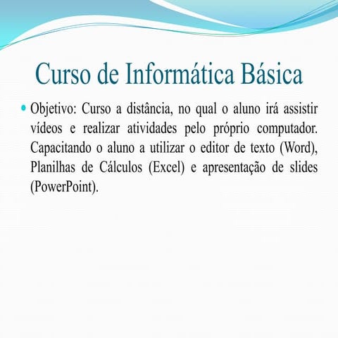 Curso de informática básico final | PPTX