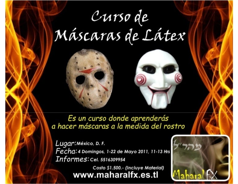 Curso de mascaras de látex en México