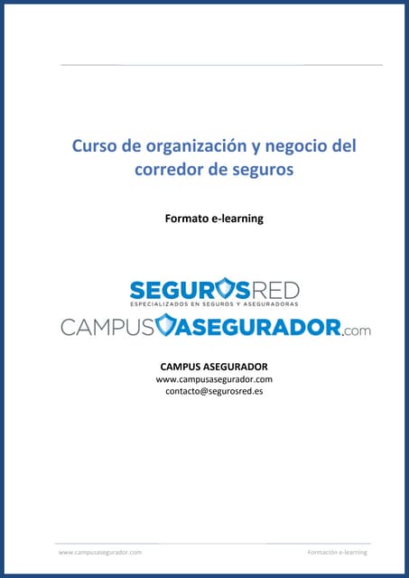 Curso de organización y negocio del...