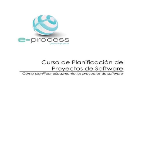 Curso de Planificación de Proyectos de Software