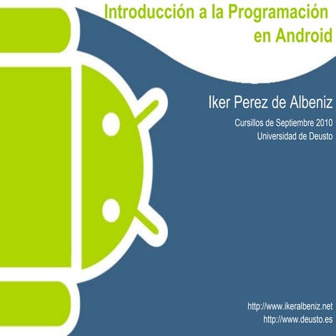 Curso de programacion en android