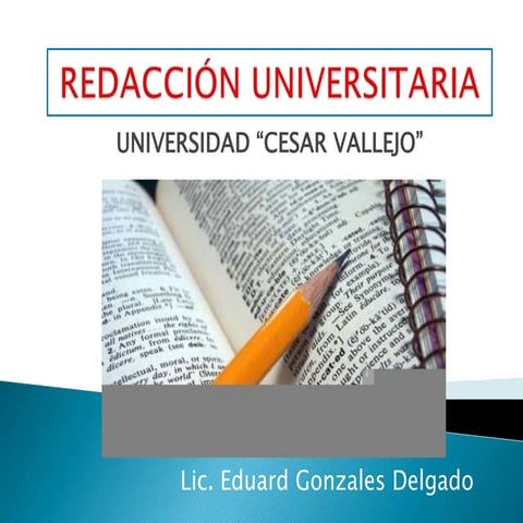 REDACCIÓN UNIVERSITARIA