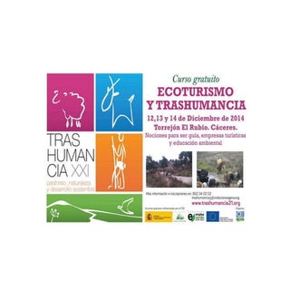 #turismo : Trashumancia y Ecoturismo