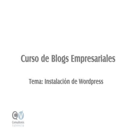 Curso De Wordpress