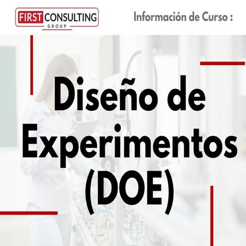 Curso Diseño de Experimentos (DOE)
