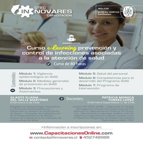 Curso e learning prevención y control de infecciones asociadas a la ...