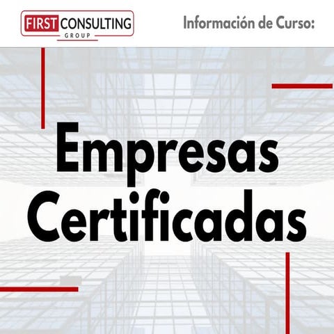Curso Empresas Certificadas