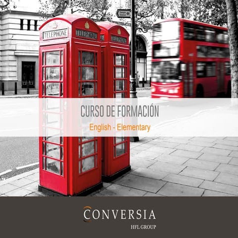 Curso de Formación Conversia - English Elementary