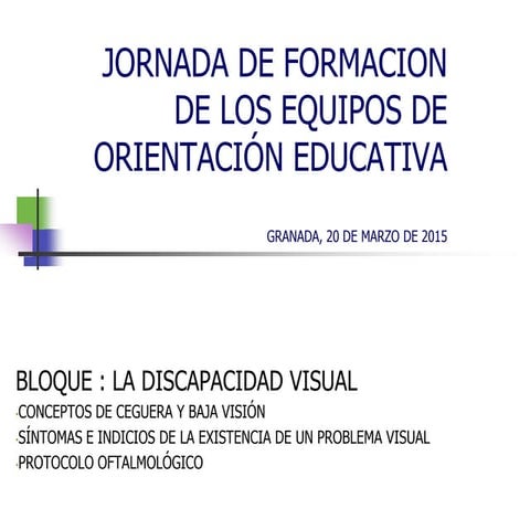Curso eoes marzo 2015 repercusiones funcionales