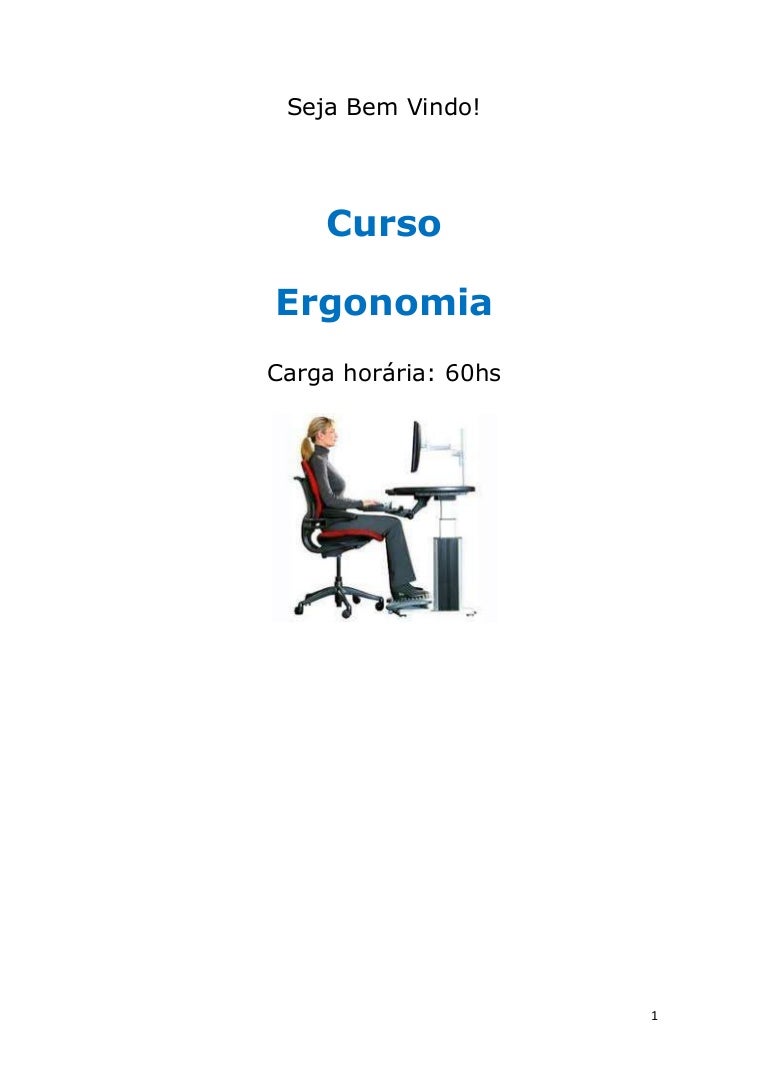 Curso Ergonomia Curso Ergonomia