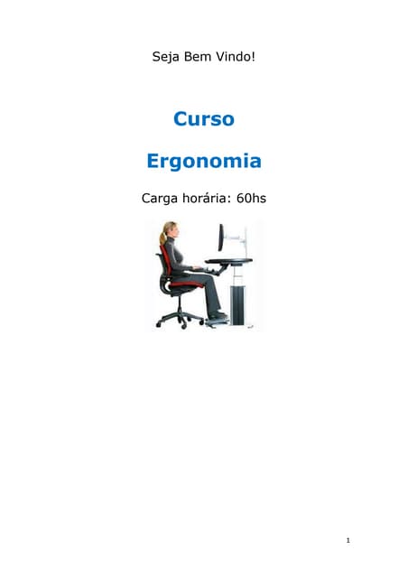 Curso ergonomia