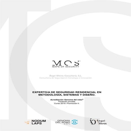 Curso especializacion seguridad residencial 2019