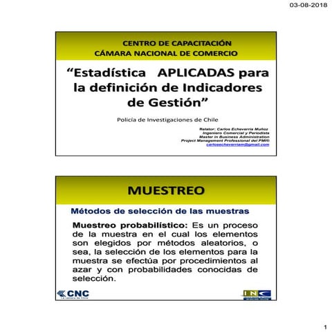 Curso estadisticas y probabilidades ips