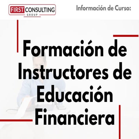 Curso Formación de Instructores de Educación Financiera