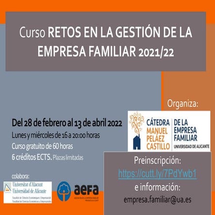 Fundamentos de la Empresa Familiar | PDF