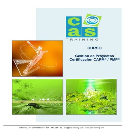 Curso Gestión de Proyectos Certificación CAPM PMP 5ª edición