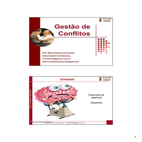 Curso Gestão de Conflitos 2011