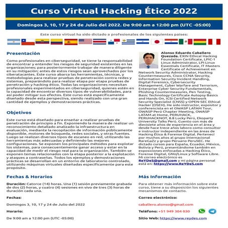 Curso Virtual de Hacking Ético