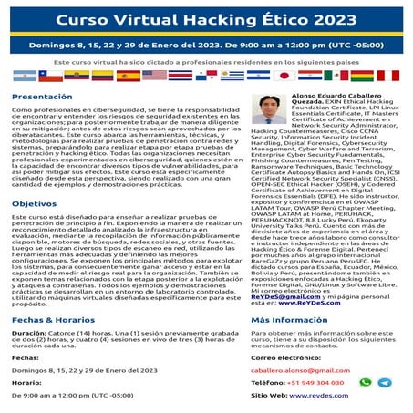 Curso Virtual de Hacking Ético