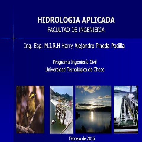 Curso Hidrología Aplicada Introducción - CAPITULO PRIMERO.pdf