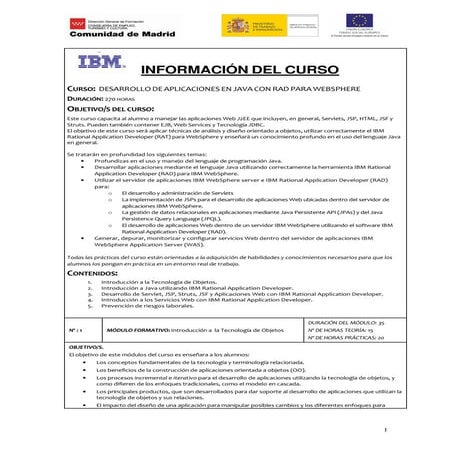 Curso Java con Rational para WebSphere